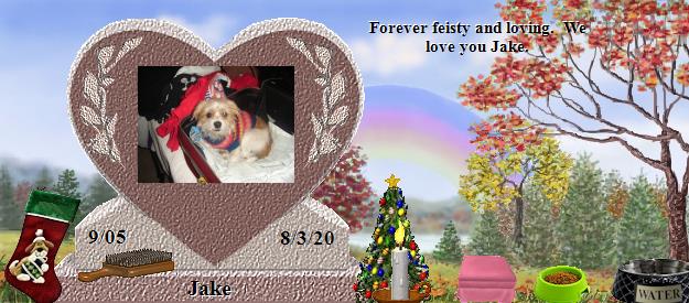 Jake's Rainbow Bridge Pet Loss Memorial Residency Image