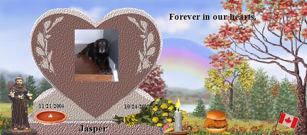 Jasper's Rainbow Bridge Pet Loss Memorial Residency Image