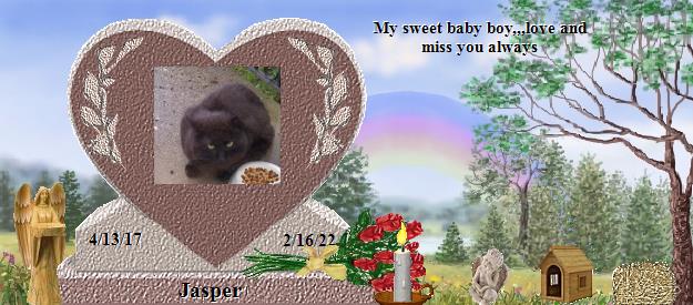 Jasper's Rainbow Bridge Pet Loss Memorial Residency Image