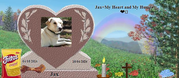 Jax's Rainbow Bridge Pet Loss Memorial Residency Image