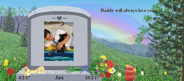 Jax's Rainbow Bridge Pet Loss Memorial Residency Image
