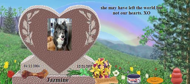 Jazmine's Rainbow Bridge Pet Loss Memorial Residency Image