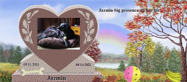Jazmin's Rainbow Bridge Pet Loss Memorial Residency Image