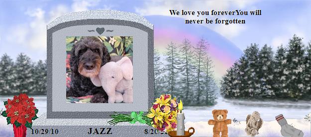 JAZZ's Rainbow Bridge Pet Loss Memorial Residency Image