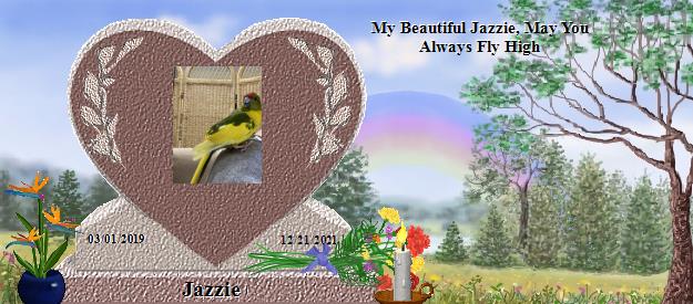 Jazzie's Rainbow Bridge Pet Loss Memorial Residency Image