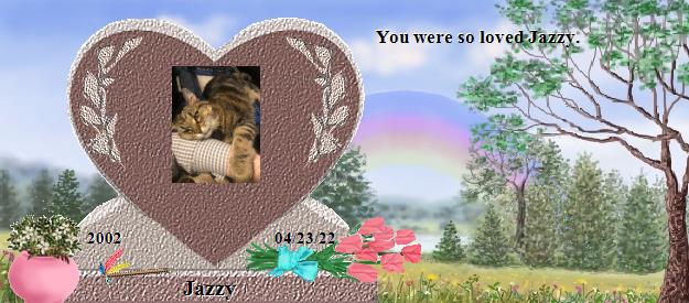 Jazzy's Rainbow Bridge Pet Loss Memorial Residency Image