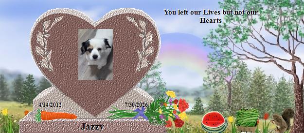Jazzy's Rainbow Bridge Pet Loss Memorial Residency Image