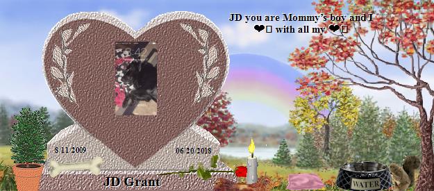 JD Grant's Rainbow Bridge Pet Loss Memorial Residency Image