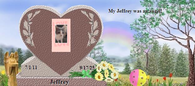 Jeffrey's Rainbow Bridge Pet Loss Memorial Residency Image