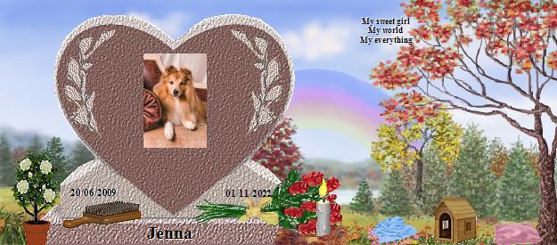 Jenna's Rainbow Bridge Pet Loss Memorial Residency Image