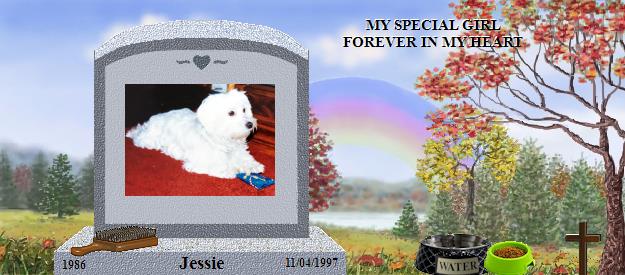 Jessie's Rainbow Bridge Pet Loss Memorial Residency Image