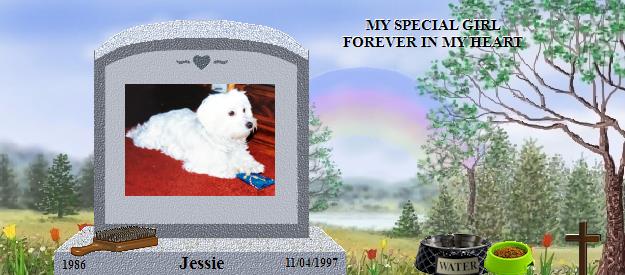 Jessie's Rainbow Bridge Pet Loss Memorial Residency Image