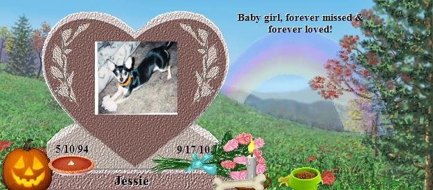 Jessie's Rainbow Bridge Pet Loss Memorial Residency Image