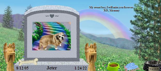 Jeter's Rainbow Bridge Pet Loss Memorial Residency Image