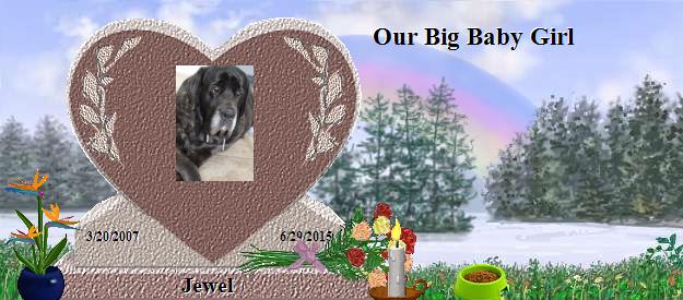 Jewel's Rainbow Bridge Pet Loss Memorial Residency Image
