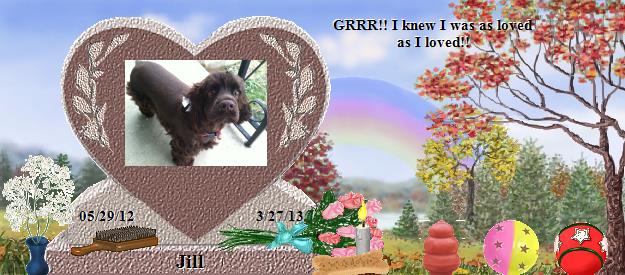 Jill's Rainbow Bridge Pet Loss Memorial Residency Image