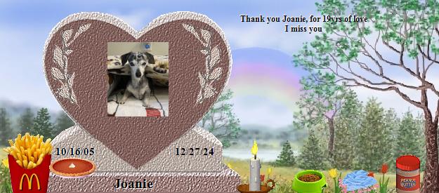 Joanie's Rainbow Bridge Pet Loss Memorial Residency Image