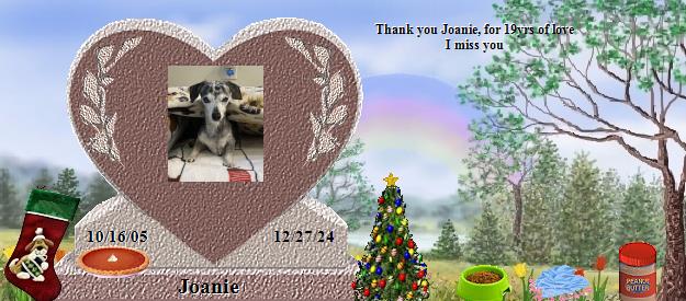Joanie's Rainbow Bridge Pet Loss Memorial Residency Image
