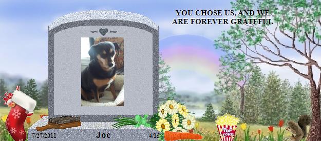 Joe's Rainbow Bridge Pet Loss Memorial Residency Image