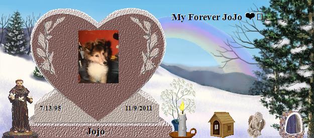 Jojo's Rainbow Bridge Pet Loss Memorial Residency Image