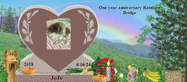 JoJo's Rainbow Bridge Pet Loss Memorial Residency Image
