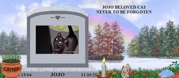 JOJO's Rainbow Bridge Pet Loss Memorial Residency Image