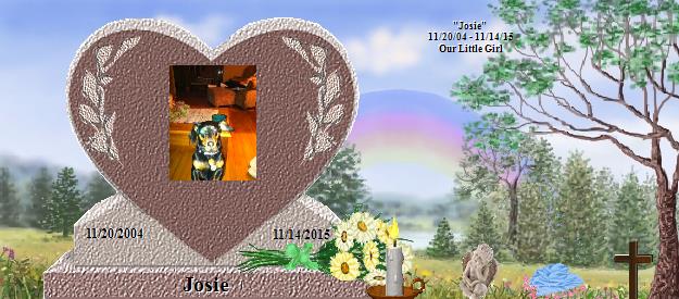 Josie's Rainbow Bridge Pet Loss Memorial Residency Image