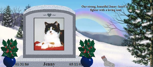 Jenny's Rainbow Bridge Pet Loss Memorial Residency Image