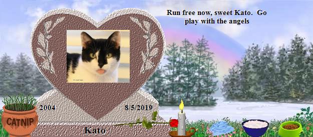 Kato's Rainbow Bridge Pet Loss Memorial Residency Image