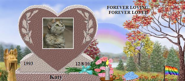 Katy's Rainbow Bridge Pet Loss Memorial Residency Image