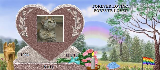Katy's Rainbow Bridge Pet Loss Memorial Residency Image