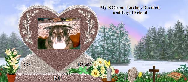 KC's Rainbow Bridge Pet Loss Memorial Residency Image