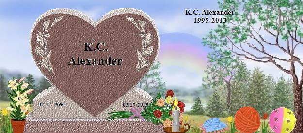 K.C. Alexander's Rainbow Bridge Pet Loss Memorial Residency Image