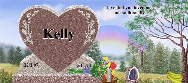 Kelly's Rainbow Bridge Pet Loss Memorial Residency Image