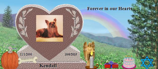 Kendall's Rainbow Bridge Pet Loss Memorial Residency Image