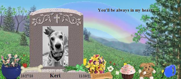 Keri's Rainbow Bridge Pet Loss Memorial Residency Image