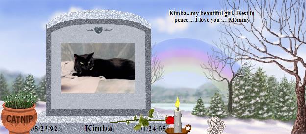 Kimba's Rainbow Bridge Pet Loss Memorial Residency Image