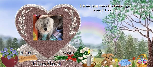 Kisses Meyer's Rainbow Bridge Pet Loss Memorial Residency Image