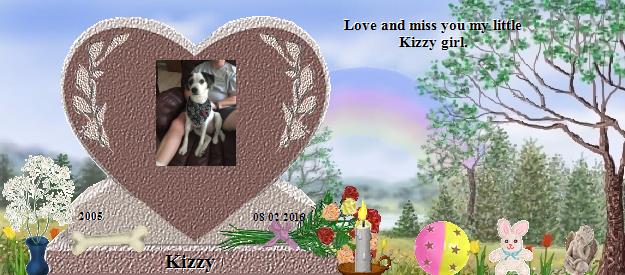 Kizzy's Rainbow Bridge Pet Loss Memorial Residency Image