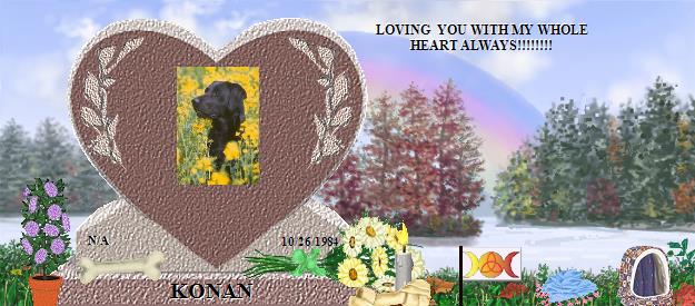 KONAN's Rainbow Bridge Pet Loss Memorial Residency Image