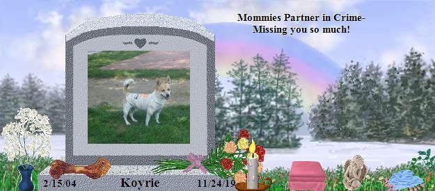 Koyrie's Rainbow Bridge Pet Loss Memorial Residency Image