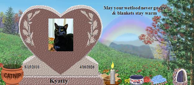 Kyatty's Rainbow Bridge Pet Loss Memorial Residency Image