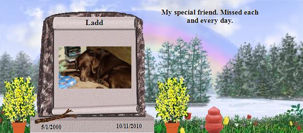 Ladd's Rainbow Bridge Pet Loss Memorial Residency Image