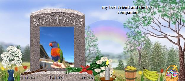 Larry's Rainbow Bridge Pet Loss Memorial Residency Image