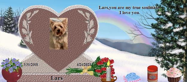 Lars's Rainbow Bridge Pet Loss Memorial Residency Image