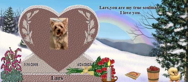 Lars's Rainbow Bridge Pet Loss Memorial Residency Image
