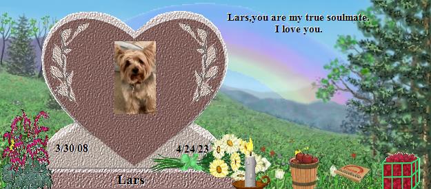 Lars's Rainbow Bridge Pet Loss Memorial Residency Image