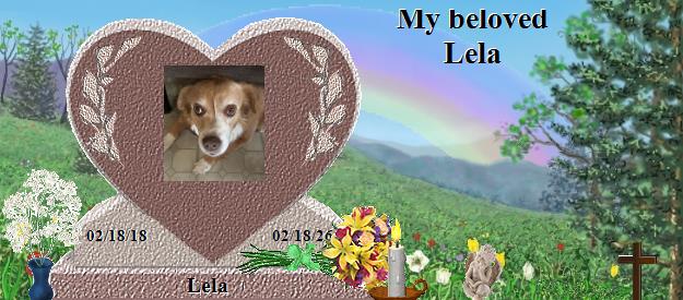 Lela's Rainbow Bridge Pet Loss Memorial Residency Image