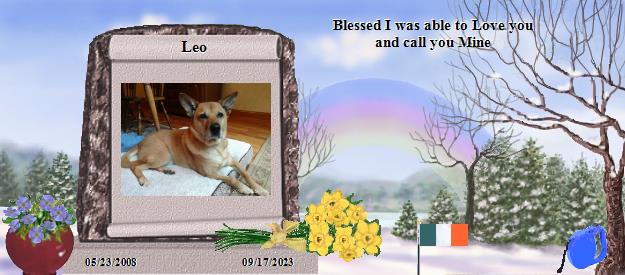 Leo's Rainbow Bridge Pet Loss Memorial Residency Image