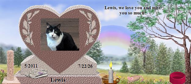 Lewis's Rainbow Bridge Pet Loss Memorial Residency Image